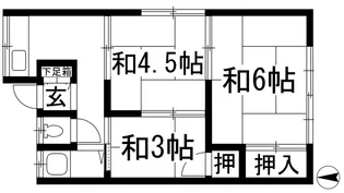 西河文化【2階】の間取り