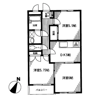 岩崎ガーデン【2階】の間取り