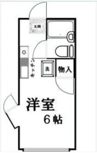 ハーヴェスト虹ケ浜【1階】の間取り