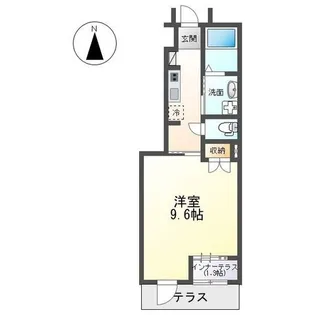 borderA【1階】の間取り