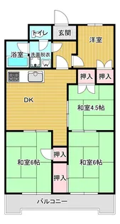シャンピア中央【12階】の間取り
