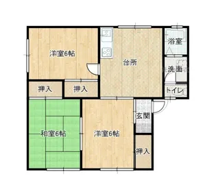 ダイヤモンドメゾン篭田【2階】の間取り