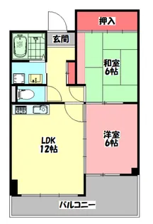 平安ハイツ【2階】の間取り