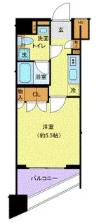 スパシエ川崎ウエスト【5階】の間取り