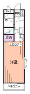 バンティアン北野【2階】の間取り
