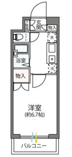 フレンズえびなアネックス【4階】の間取り