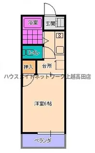 南葉ハイツ【2階】の間取り