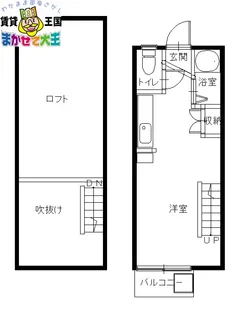 メゾンド泉【1階】の間取り