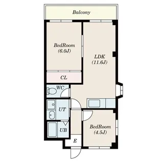 エクシード A棟【2階】の間取り