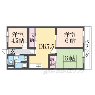 ハウス明日葉【2階】の間取り