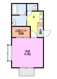 メゾンデタント III【1階】の間取り