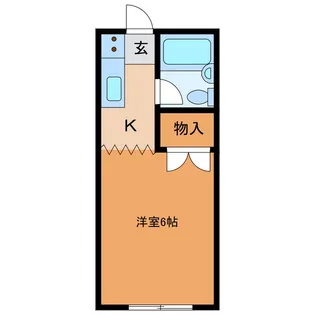 静岡県浜松市中央区佐鳴台6【アパート】の間取り
