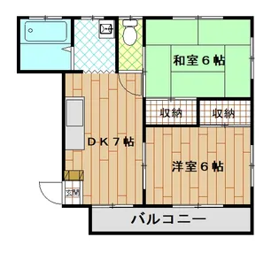 コーポグリーン【2階】の間取り