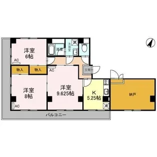 松村ビル【2階】の間取り