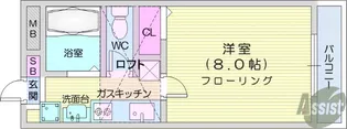ラポール5【2階】の間取り