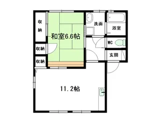 リベルテIIA【1階】の間取り