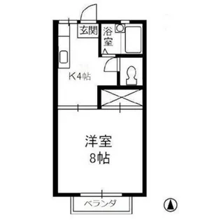 ハーバートフローレンス【1階】の間取り
