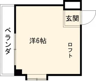 トモエハイツ5号館【4階】の間取り