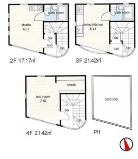 菊ビルの間取り