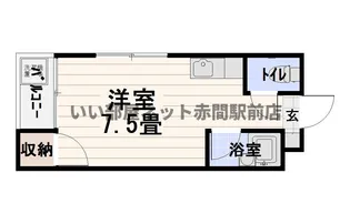 1Kの間取り画像