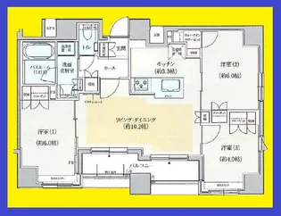 3LDKの間取り画像