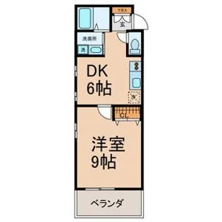 アーバングランツ三重【1階】の間取り