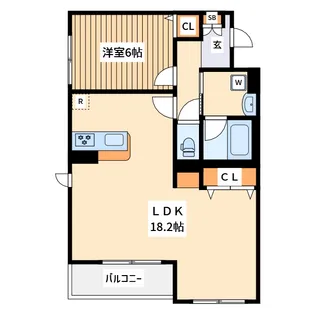 リーブル フォレスト【2階】の間取り