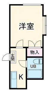 ティーラ伊勢原【1階】の間取り