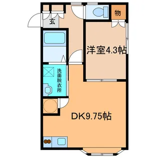 ピュア6条の間取り