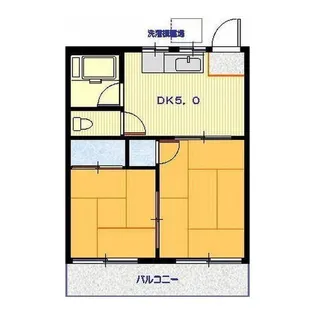 宝来荘【2階】の間取り