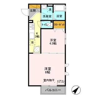 千葉県習志野市藤崎6【アパート】の間取り