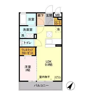 パークドプランタン A【1階】の間取り