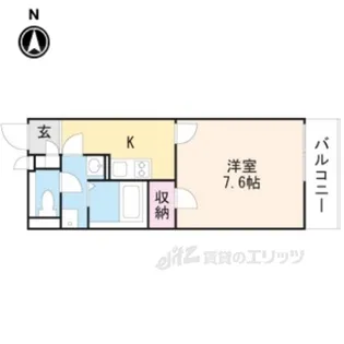 クレイノ縁【1階】の間取り