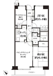 ステラメゾン武蔵小山【1階】の間取り