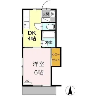 シュロス【2階】の間取り