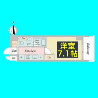 ルネフラッツ浄心【2階】の間取り