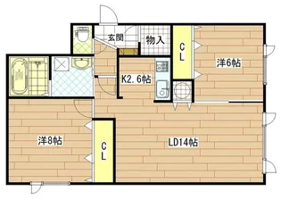 ミッキーハウス【2階】の間取り