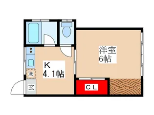 原田荘【2階】の間取り