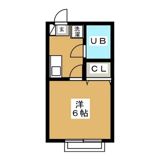 ブラウンハイツ【2階】の間取り