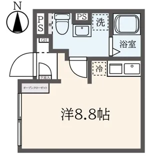 a LATO 日暮里【4階】の間取り