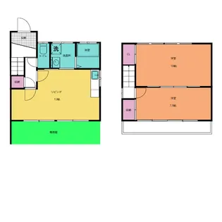 岐阜県安八郡安八町東結【一戸建】の間取り