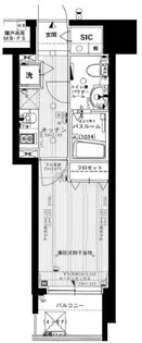 グローベル新大久保マスターゲート【5階】の間取り