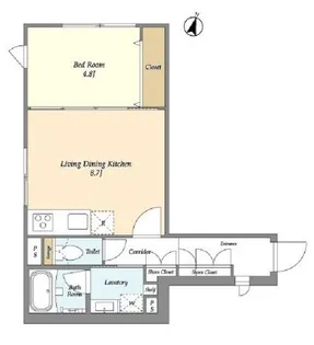 ASTILE原宿【4階】の間取り