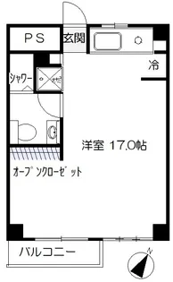 竹原ビル【3階】の間取り