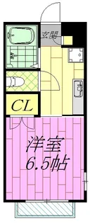 パーシモンコートA棟【2階】の間取り