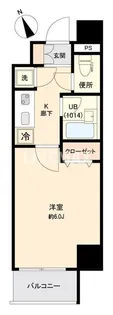 フォレシティ門前仲町【10階】の間取り