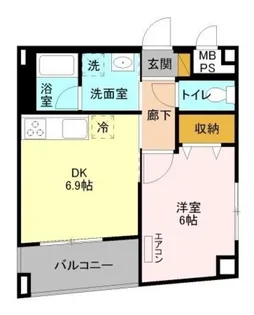 アレグリア柏屋【3階】の間取り