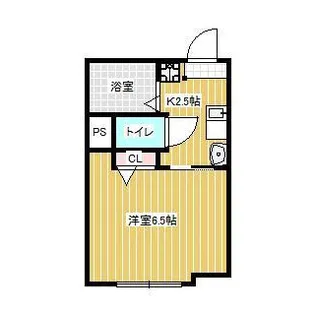 1Kの間取り画像