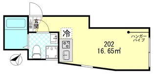 東京都練馬区田柄2【アパート】の間取り
