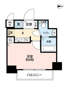ロイヤルアメニティー西戸山【6階】の間取り